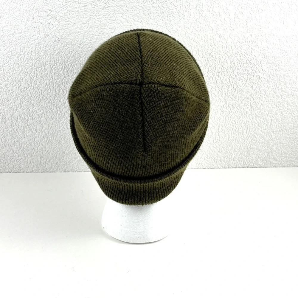 Carhartt Beanie Hat Kids Youth One Size Green Acrylic Watch Cap Cabin Winter